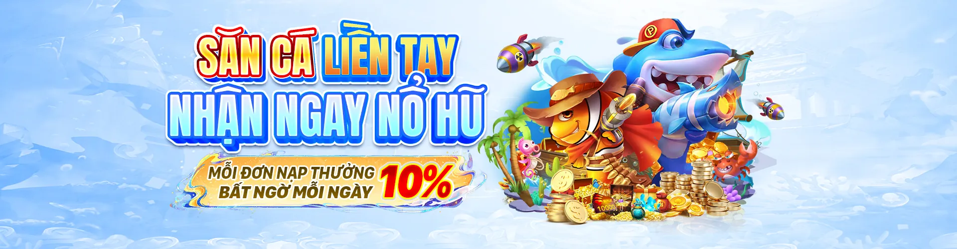 Hình ảnh chính trò chơi Bắn Cá v999 App với đồ họa đại dương sống động